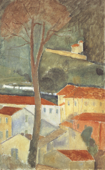 Landscape at Cagnes (mk39)